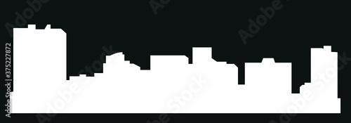 Arlington  Texas   city silhouette  