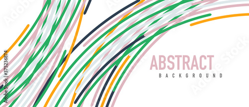 Аbstract moving colorful lines vector backgrounds for cover, placard, poster, banner or flyer