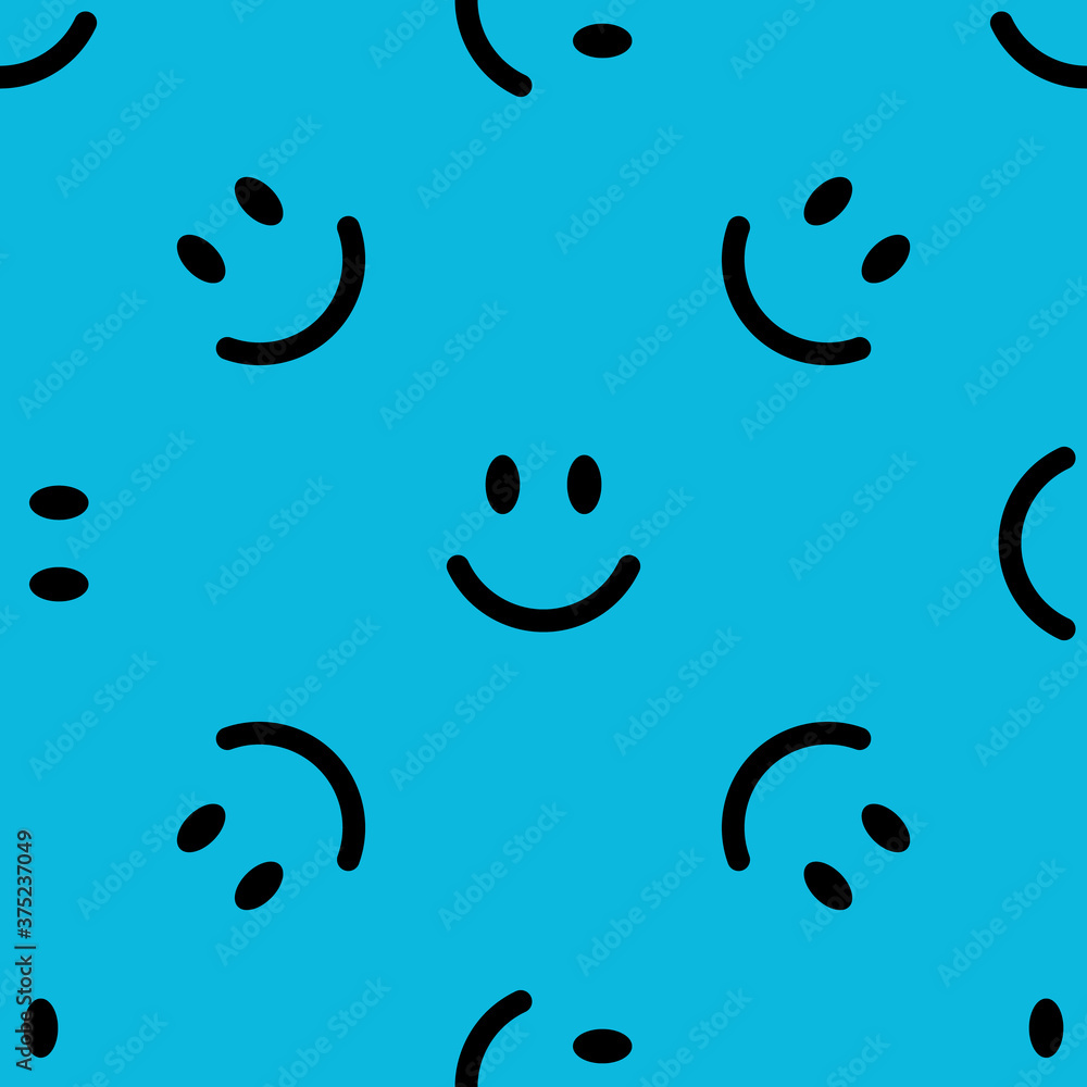 Smile line icon pattern. Vector abstract background Smile line icon pattern. Vector abstract background