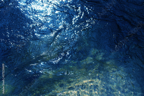 blue water surface