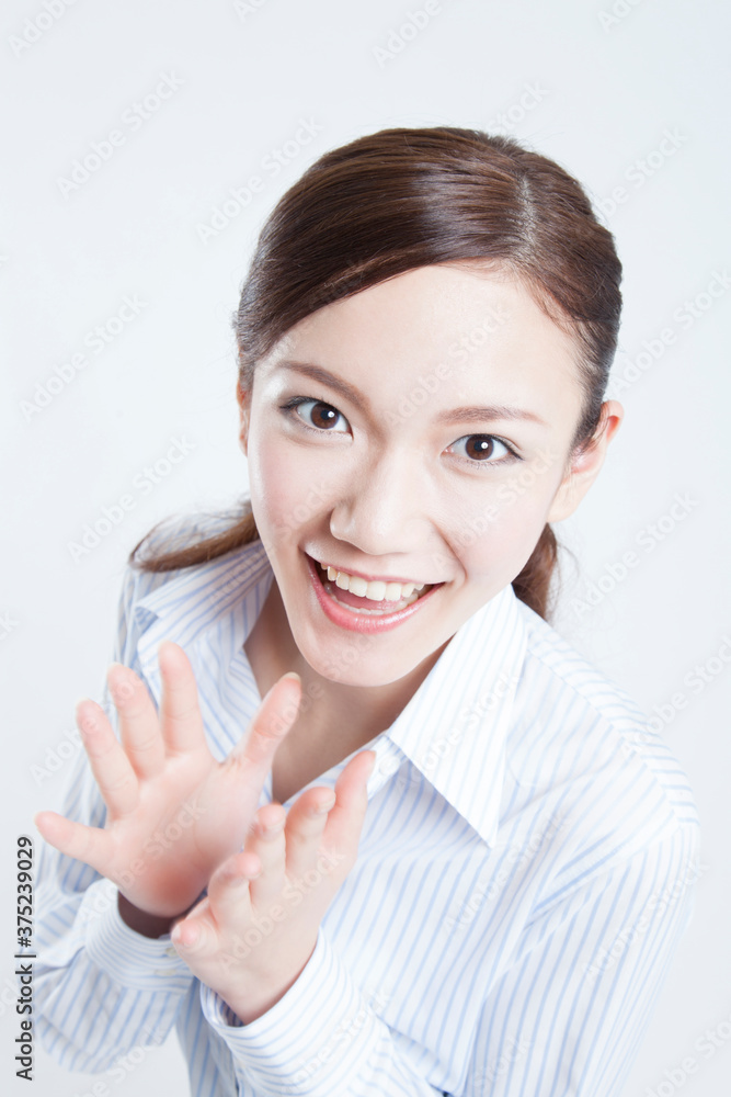 拍手するOL 拍手するOL