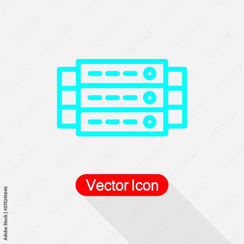 Data Center Icon Vector Illustration Eps10 Data Center Icon Vector Illustration Eps10
