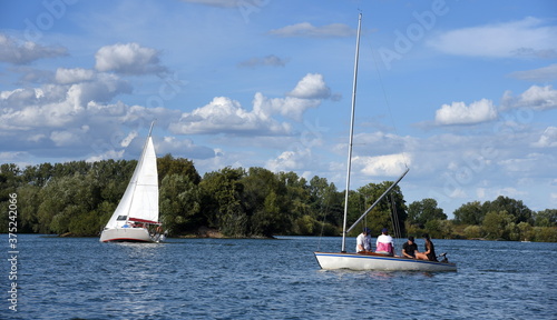 Segelboote auf dem Dutenhofener See