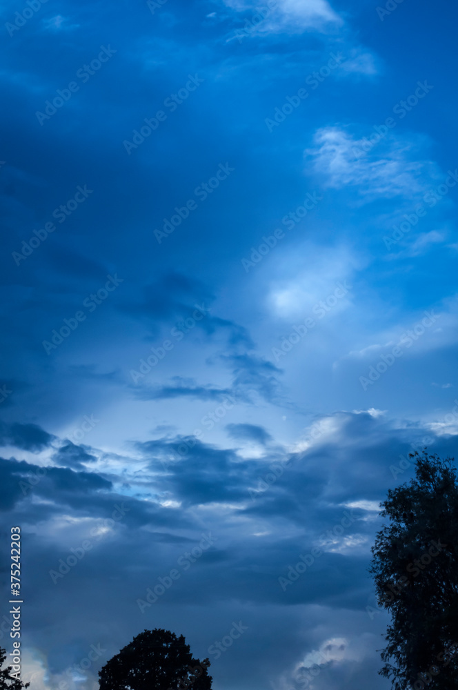 clouds at sunset when it is almost dark clouds at sunset when it is almost dark