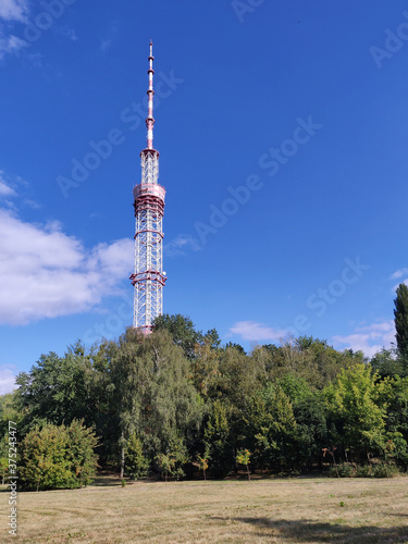 tower with TV transmission on it, Ukraine, Kiev