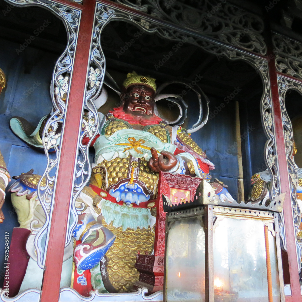Obraz premium Temple guard in Wudang mountains.