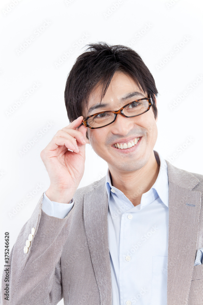 メガネのビジネスマン メガネのビジネスマン