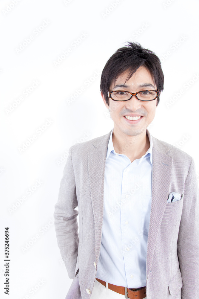 メガネのビジネスマン メガネのビジネスマン
