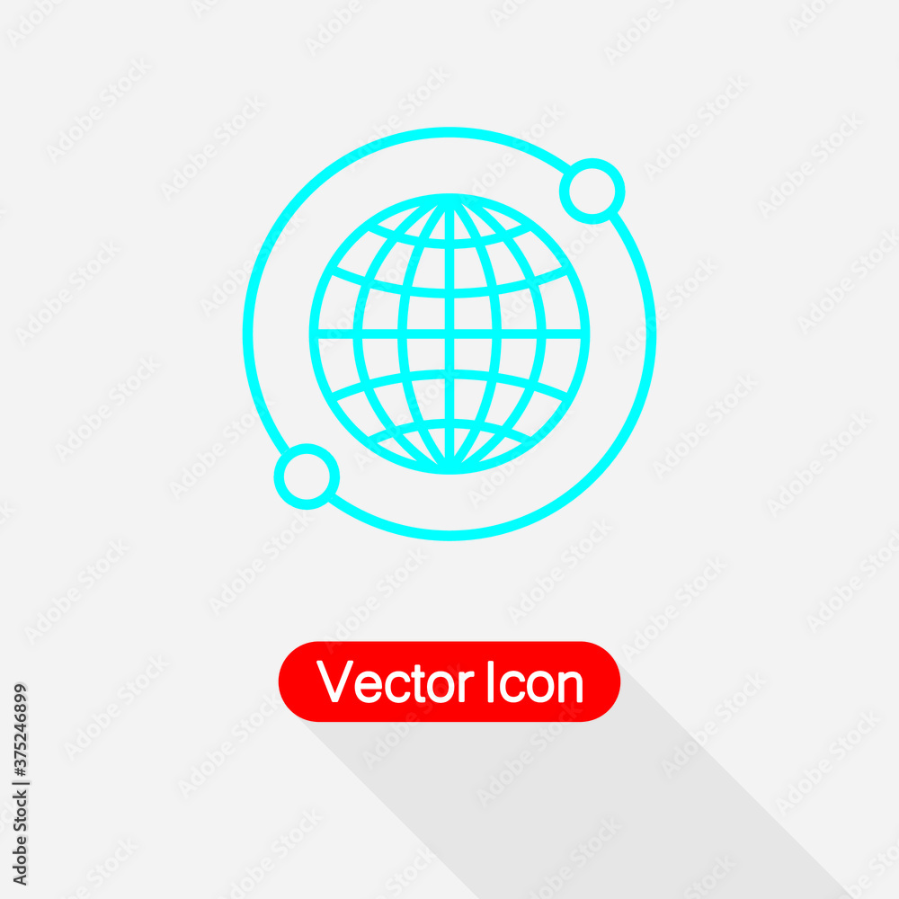 Global Business Icon, Globe Sign Vector Illustration Eps10 Global Business Icon, Globe Sign Vector Illustration Eps10