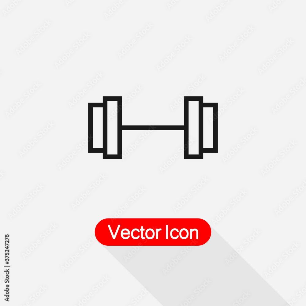 Gym Dumbbell Icon Vector Illustration Eps10 Gym Dumbbell Icon Vector Illustration Eps10
