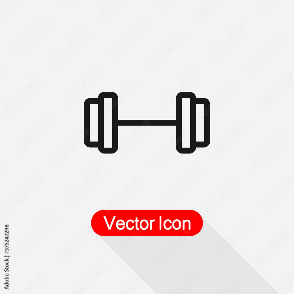 Gym Dumbbell Icon Vector Illustration Eps10 Gym Dumbbell Icon Vector Illustration Eps10