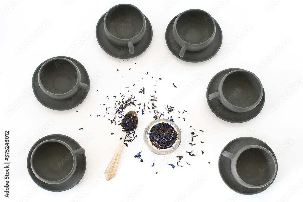Traditional Chinese tea made of dried herbs Traditional Chinese tea made of dried herbs
