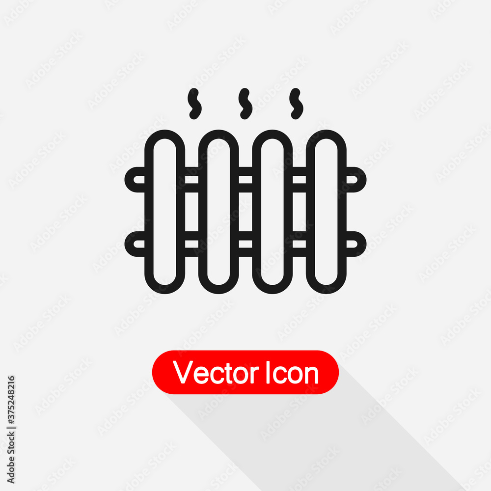 Heater Icon Vector Illustration Eps10 Heater Icon Vector Illustration Eps10