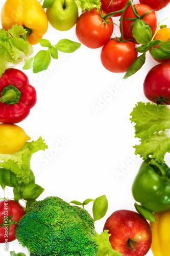 The composition of vegetables and fruits.