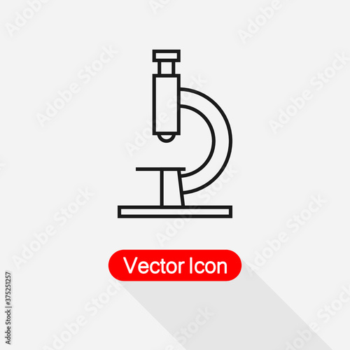 Microscope Icon Vector Illustration Eps10