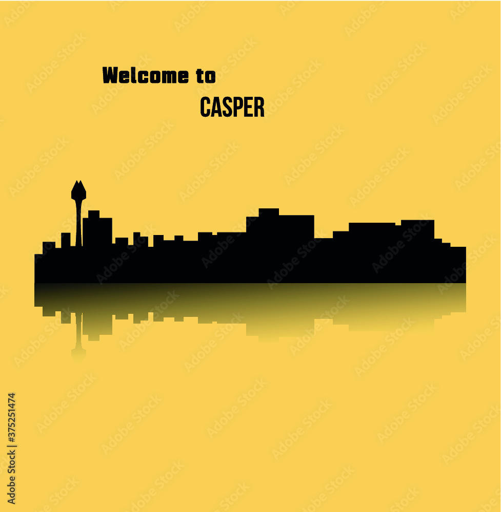 Obraz premium Casper, Wyoming