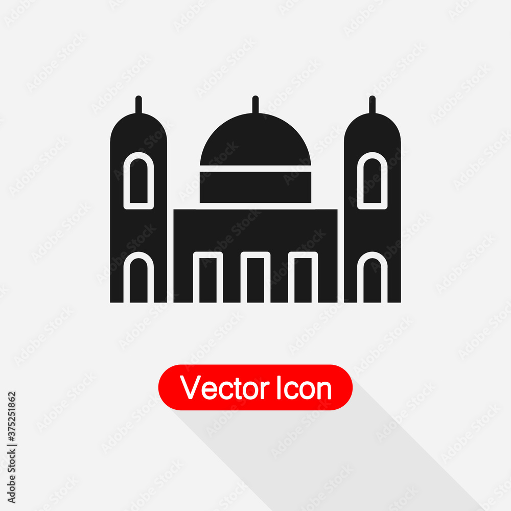 Mosque Icon Vector Illustration Eps10