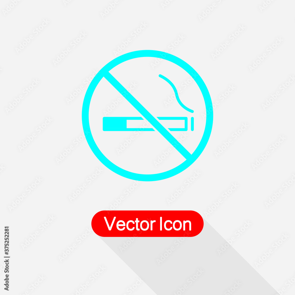 No Smoking Sign, No Smoking Icon Vector Illustration Eps10 No Smoking Sign, No Smoking Icon Vector Illustration Eps10