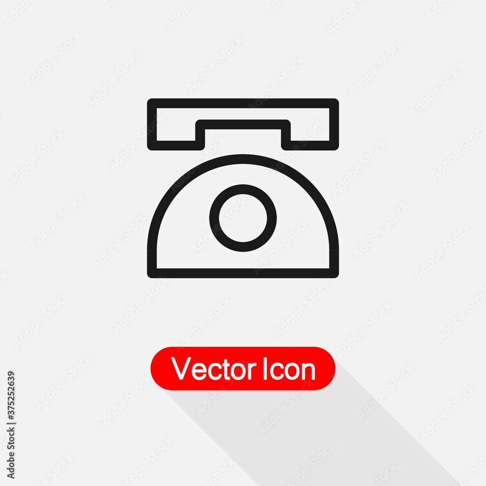 Old Telephone Icon Vector Illustration Eps10 Old Telephone Icon Vector Illustration Eps10