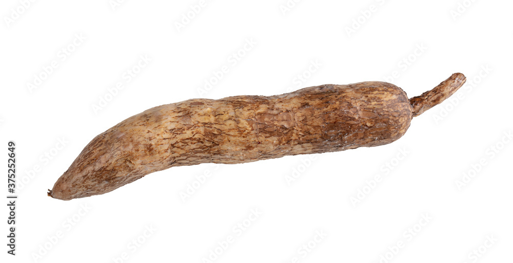 Tuber of unpeeled cassava Tuber of unpeeled cassava