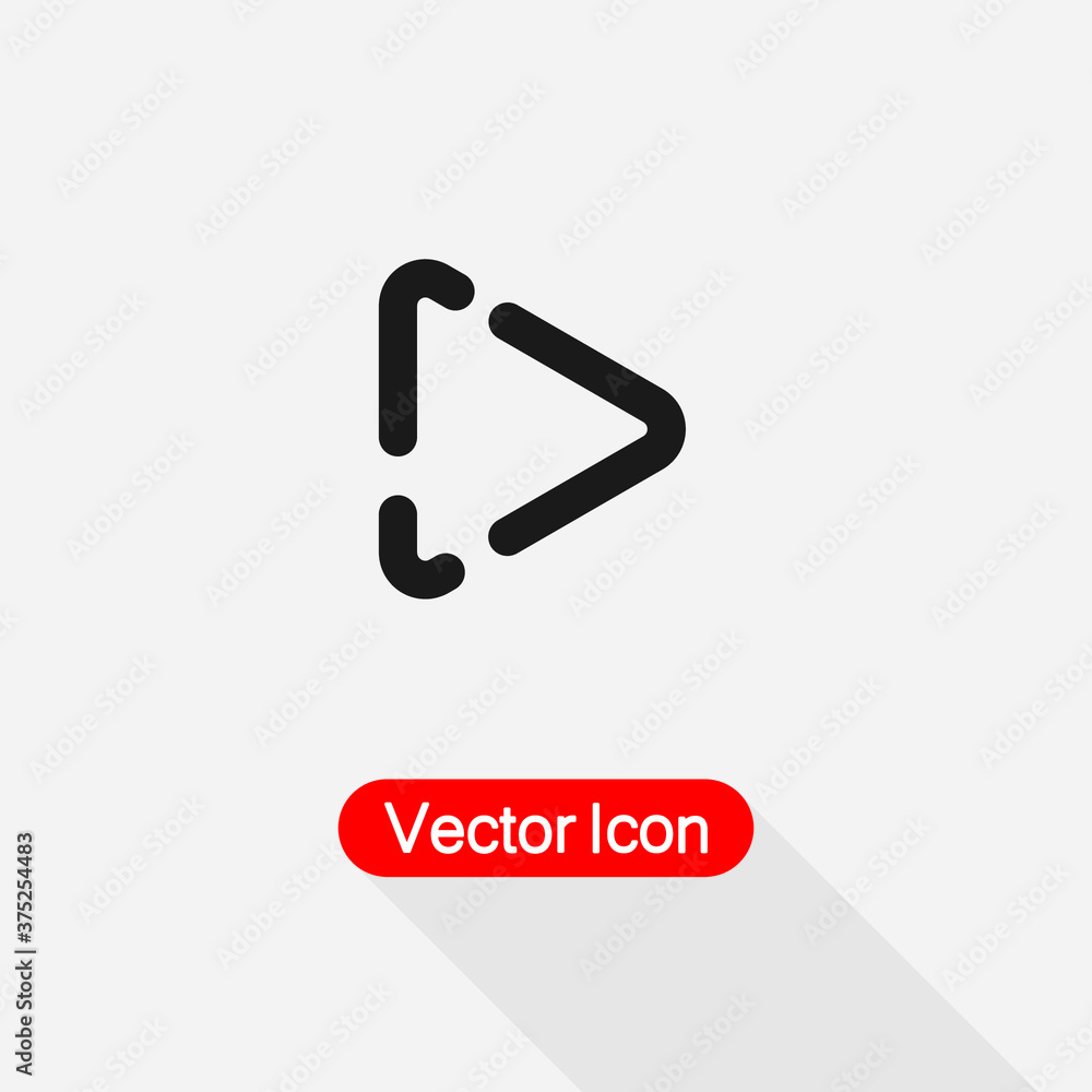 Play Icon Vector Illustration Eps10 Play Icon Vector Illustration Eps10