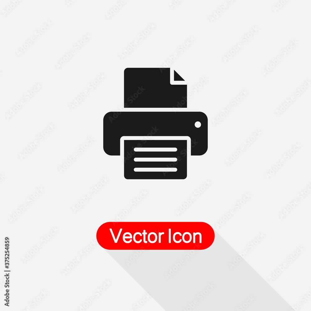 Printer Icon Vector Illustration Eps10 Printer Icon Vector Illustration Eps10