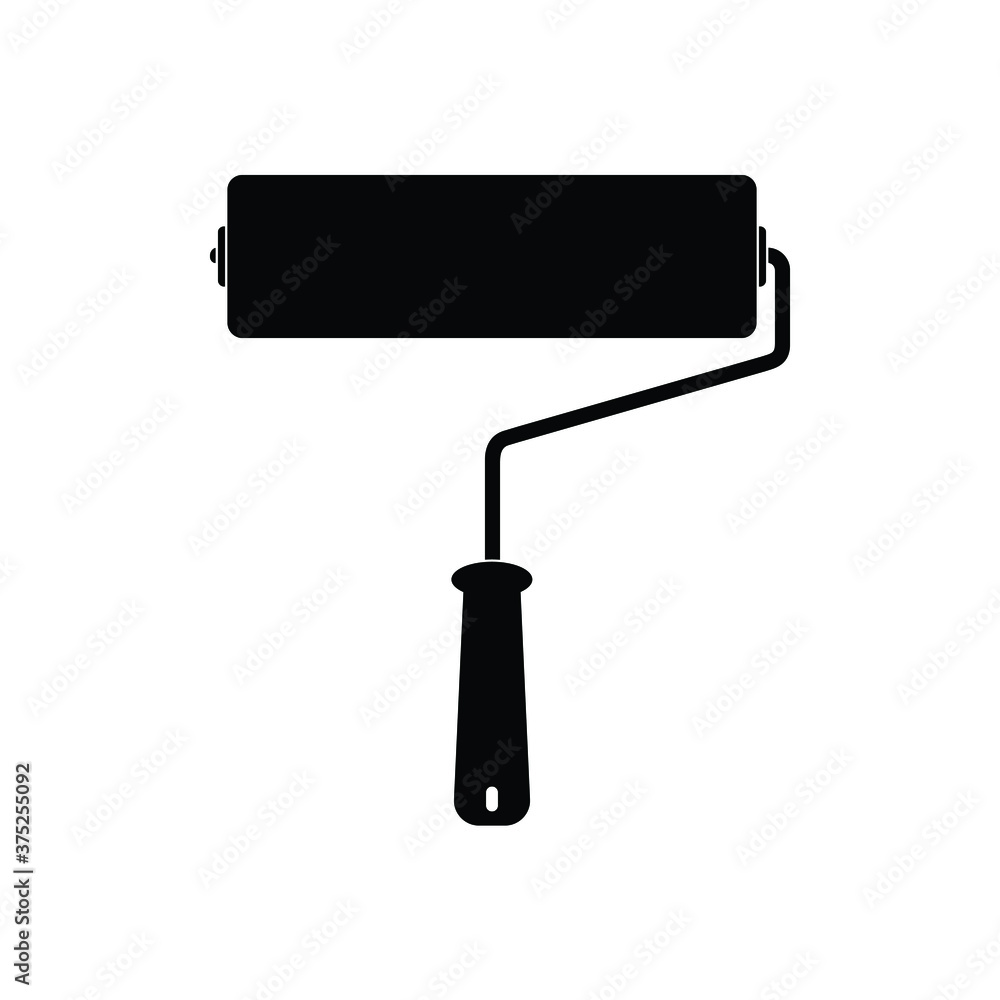 Paint roller icon, vector illustration Paint roller icon, vector illustration