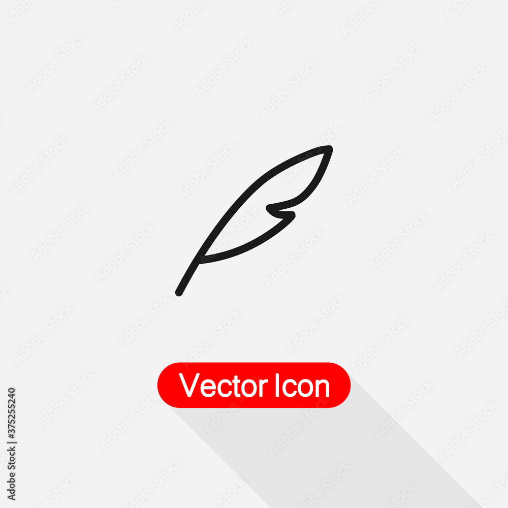 Quill Icon Vector Illustration Eps10 Quill Icon Vector Illustration Eps10