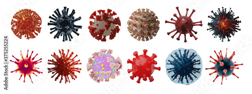 New covid-19 conoravirus outbreak. 3D illustration © Thaut Images
