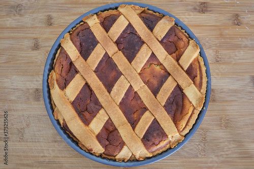 Картината върху платно Pastiera napoletana, neapolitan typical easter cake