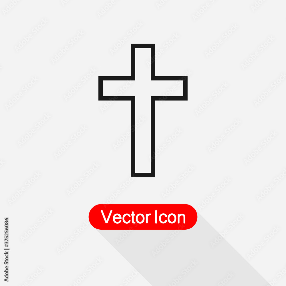 Religion Cross Icon Vector Illustration Eps10 Religion Cross Icon Vector Illustration Eps10