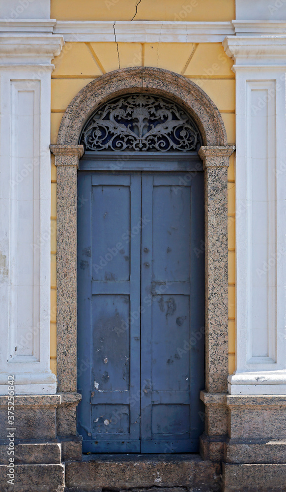 Ancient door on facade, downtown Rio Ancient door on facade, downtown Rio
