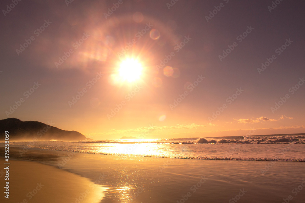 Fototapeta premium Sunset on the beach