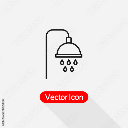 Shower Icon Vector Illustration Eps10