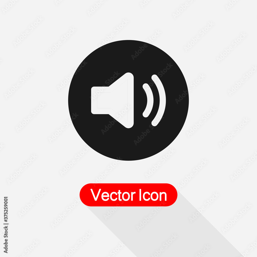 Speaker Volume Icon Vector Illustration Eps10 Speaker Volume Icon Vector Illustration Eps10