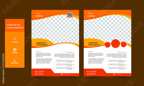 Editable Magazine, Poster, Corporate Brochure or flyer design vector template, Leaflet presentation, Modern Flyer Background Design EPS CC