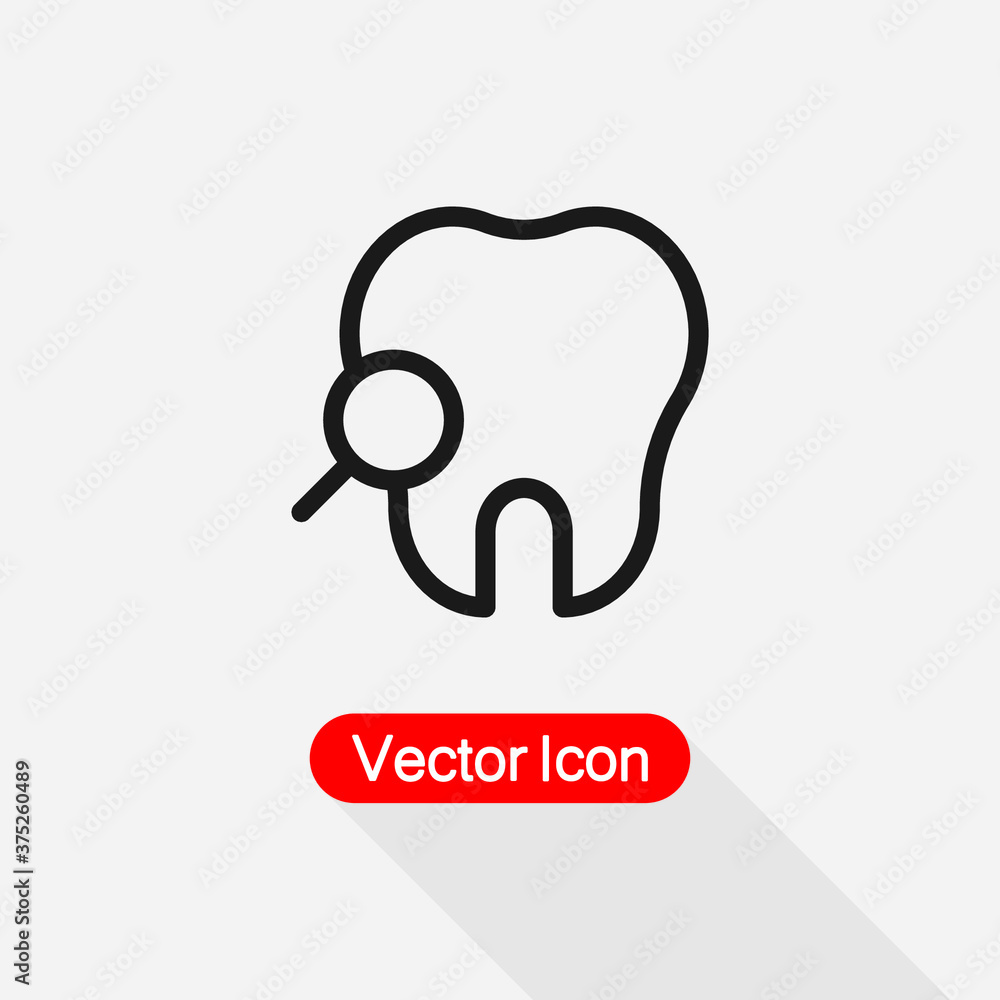 Tooth Icon, Dentist Icon Vector Illustration Eps10 Tooth Icon, Dentist Icon Vector Illustration Eps10