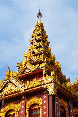 Dach der Thit Hta Man Aung Pagode - Hpa-An Myanmar