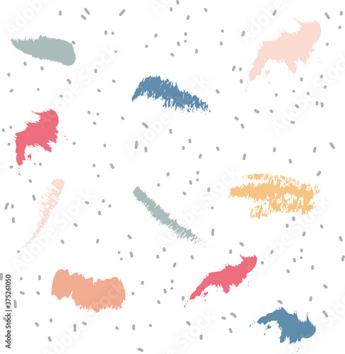 Pastel abstract background. Modern trendy irregular  pattern, with splash paint