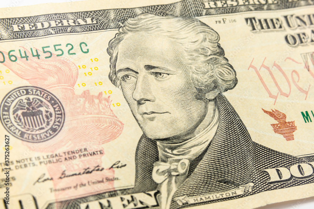 Alexander hamilton 10 dollar bill online