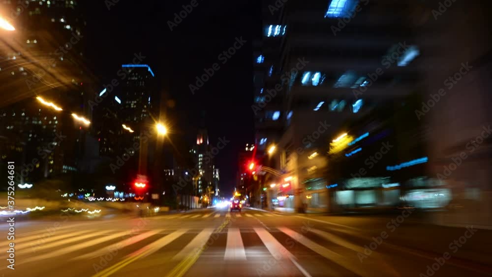 Driving Hyperlapse POV Los Angeles Night Cityscape Driving Hyperlapse POV Los Angeles Night Cityscape