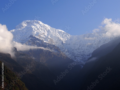Spectacular views of the Himalayas, ABC (Annapurna Base Camp) Trek, Annapurna, Nepal © Mithrax