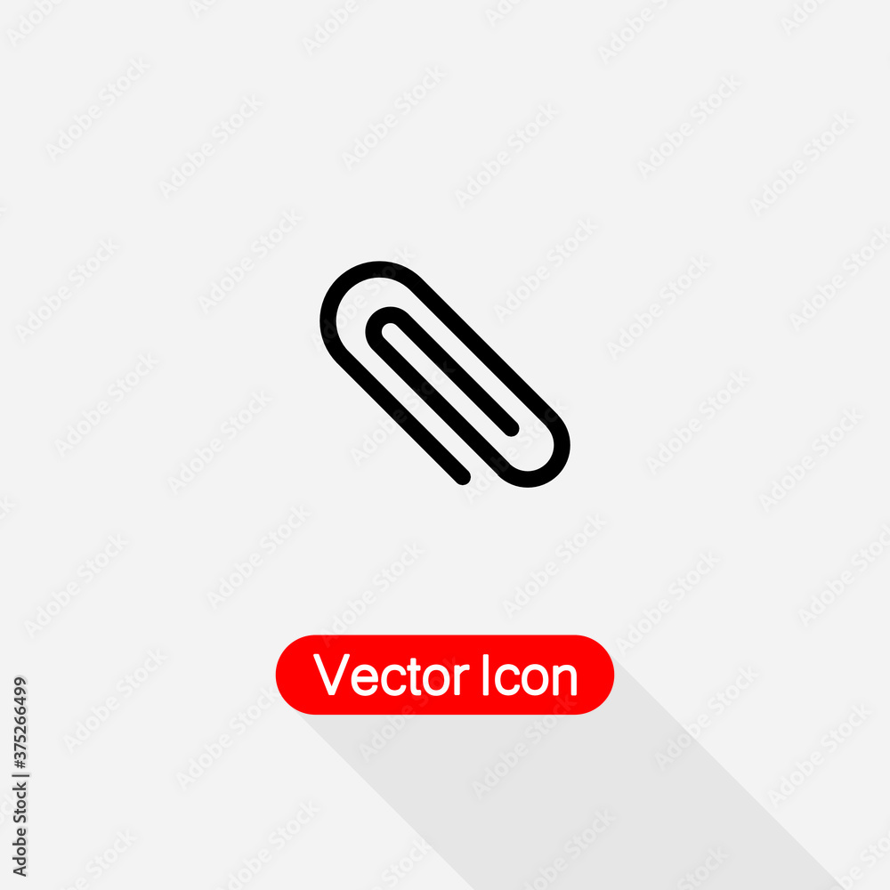 Attach Icon Vector Illustration Eps10 Attach Icon Vector Illustration Eps10