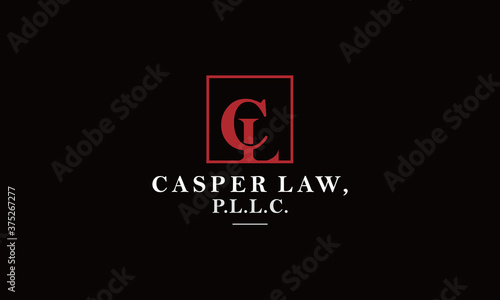 Letter CL And Law Vector Logo Design Inspirations