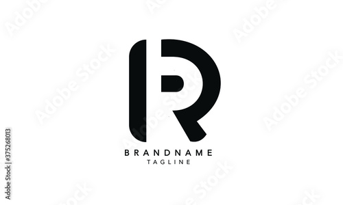 Alphabet letters Initials Monogram logo RB, BR, R and B