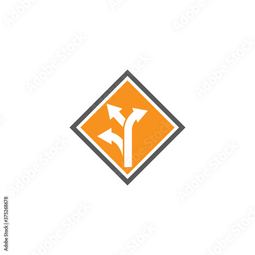 Free Download Way vector icon illustration design template - GFXLoad