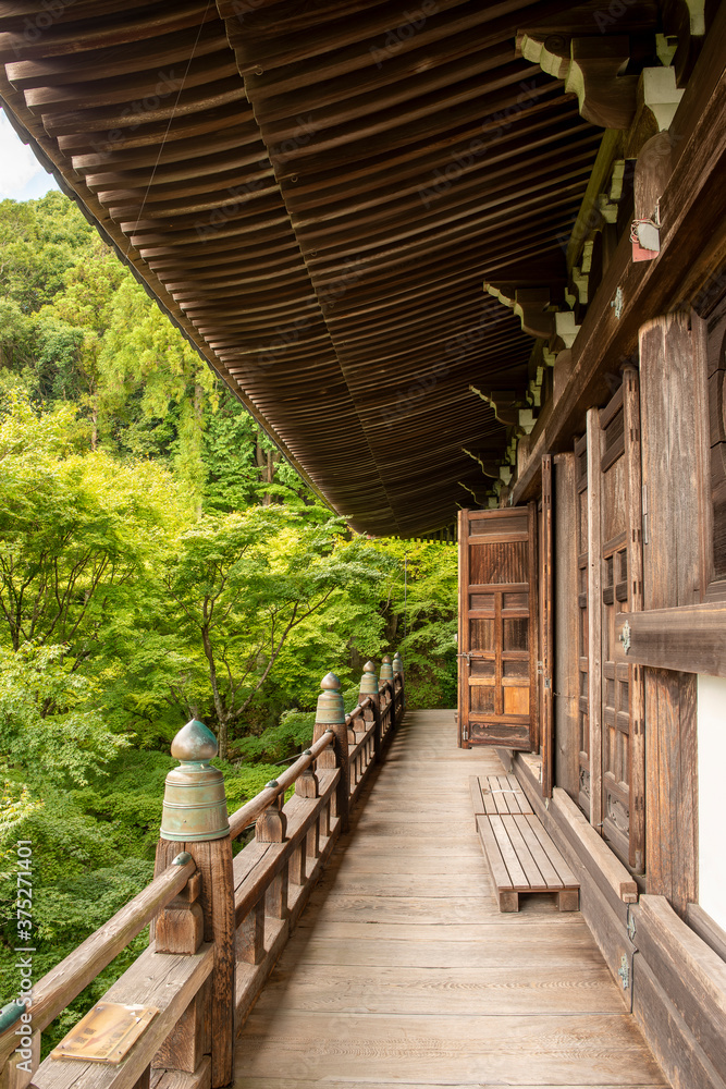 Large auditorium of Banshu-Kiyomizu temple in Kato city, Hyogo, Japan. Large auditorium of Banshu-Kiyomizu temple in Kato city, Hyogo, Japan.