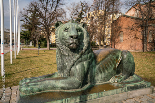 The Lion, Saint Sophia Church in Sofia city,
