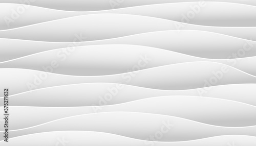 3D twisted curve architecture white background Abstract