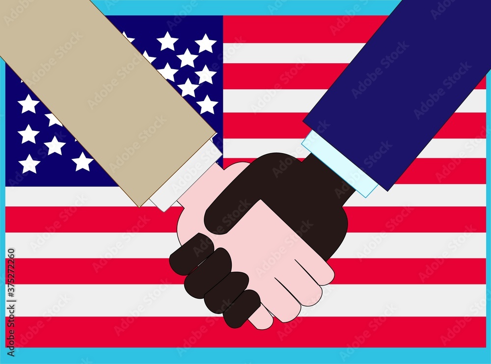 人種差別問題のイメージイラスト Stock ベクター Adobe Stock